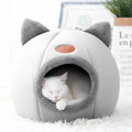 Niche Douillette pour Chat - Design Tête de Chat