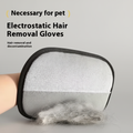 Gant électrostatique avec poils collectés