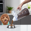 Contenant à Croquettes avec Verre Doseur pour Chien et Chat
